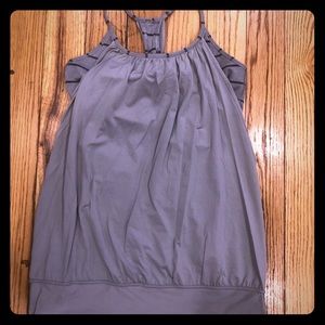 Lululemon flow tank top with built in bra.